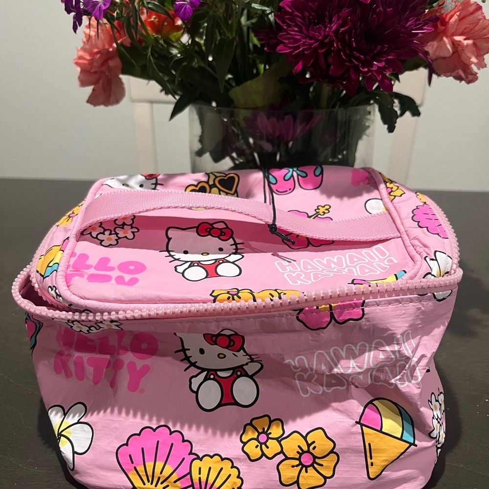 Hello Kitty Aloha Collection Pink Makeup Bag